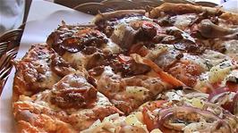 Exceptional food at Pepe's Pizza, Almerket 23, Odda, right on the harbour area